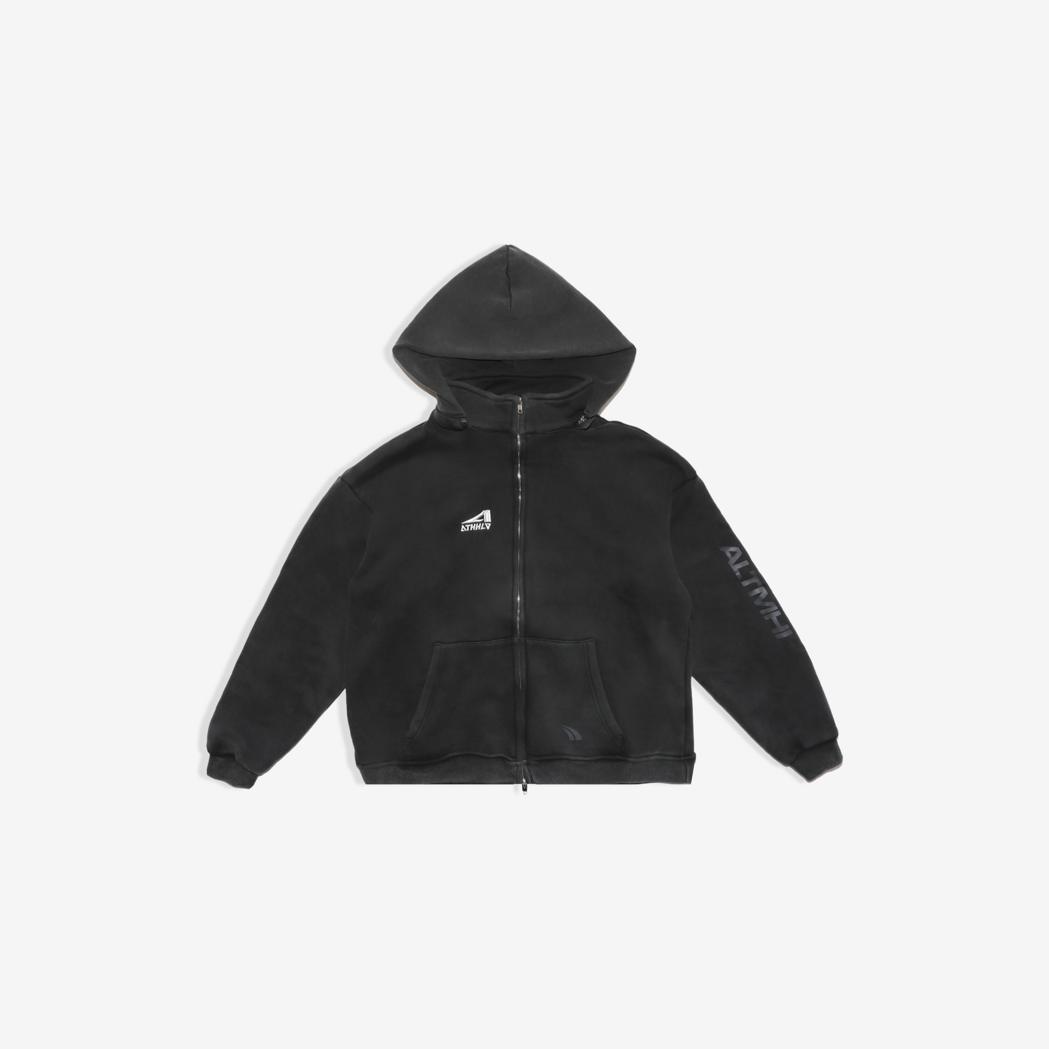 Convertibles Zip-Up Washed Black