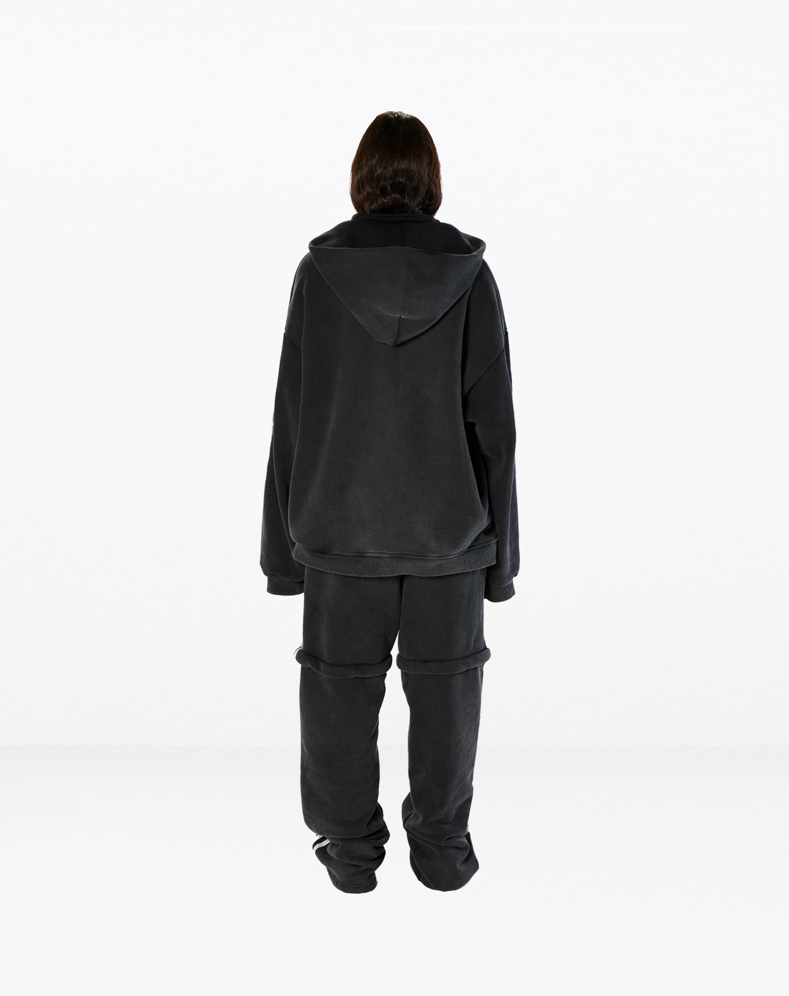 Convertibles Zip-Up Washed Black