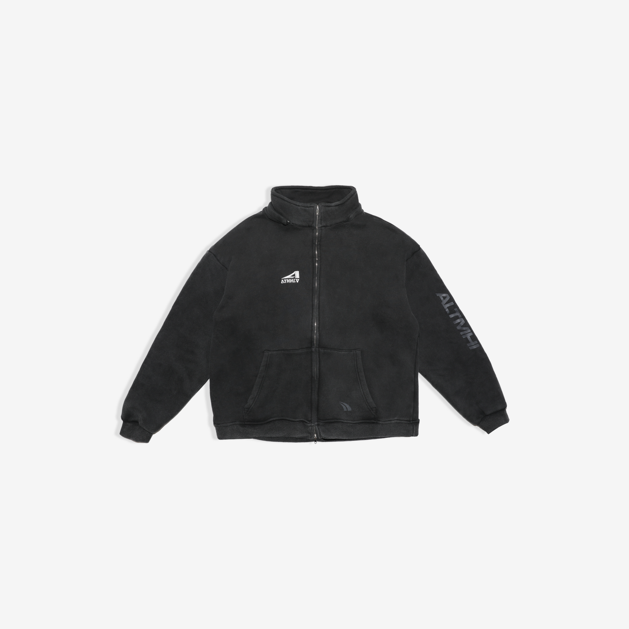 Convertibles Zip-Up Washed Black