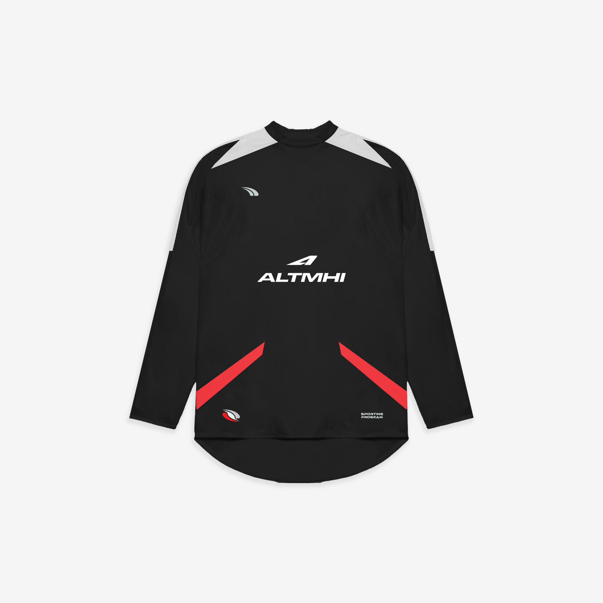 ALTMHI SOCCER T-SHIRT OVERSIZED BLACK DETACHABLE SLEEVE