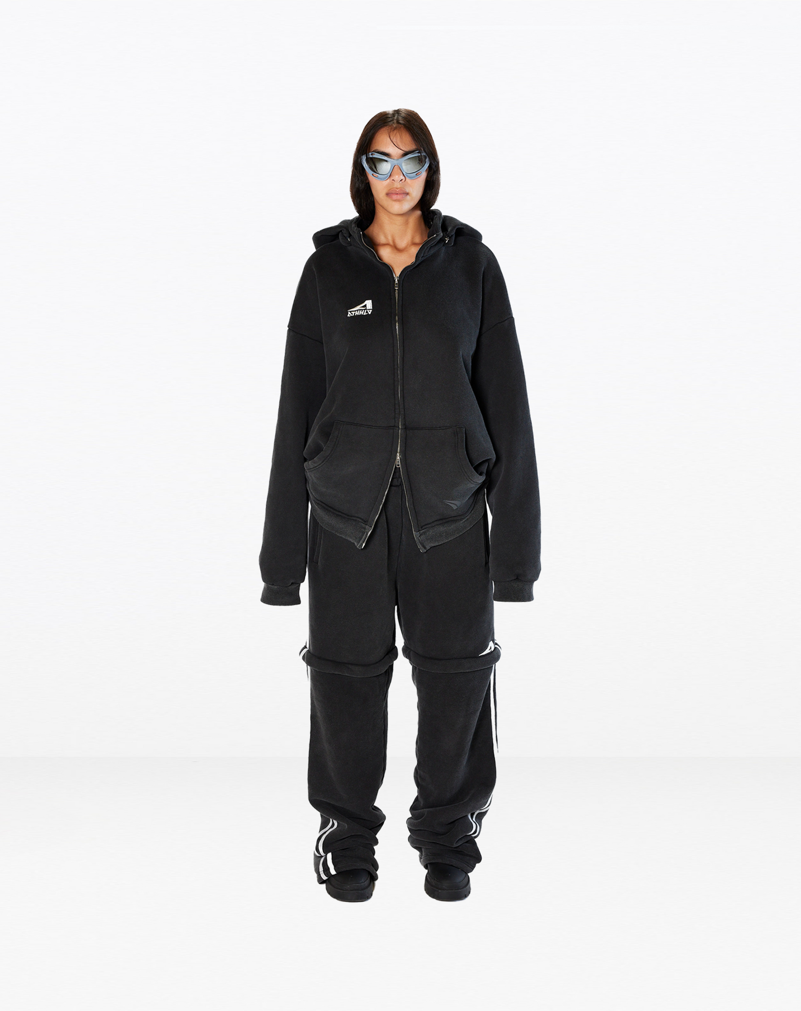 Convertibles Sweatpant Washed Black