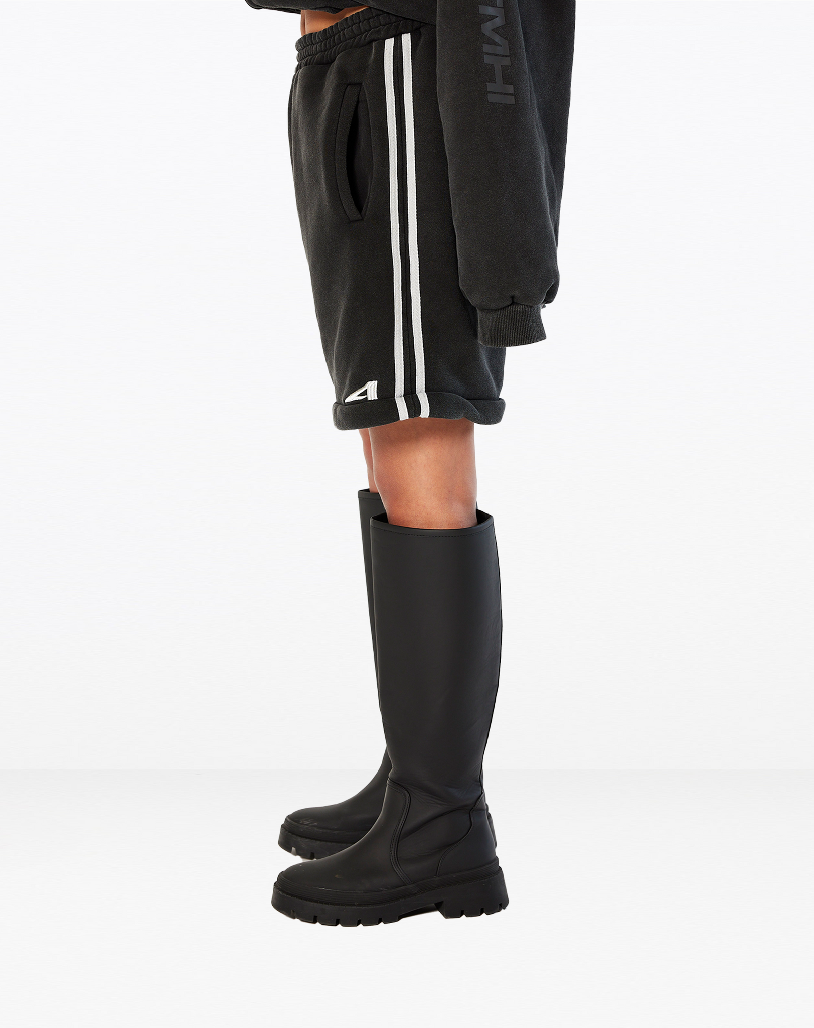 Convertibles Sweatpant Washed Black